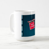 Straßensperrungsschild Kaffeetasse (Vorderseite Links)