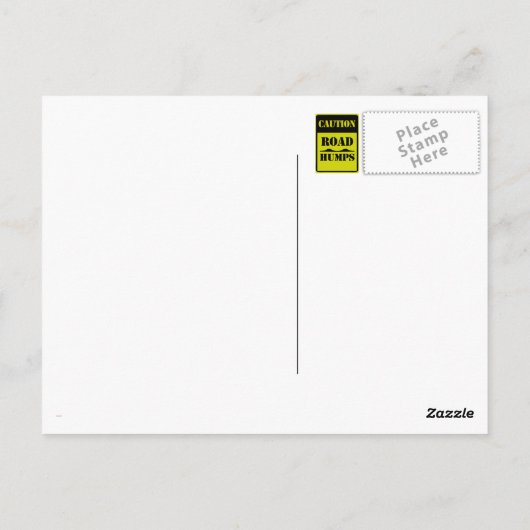 STRASSENSTRECKE POSTKARTE (Rückseite)