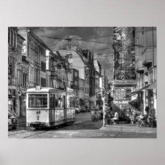 Straßenszen, Bremen Poster