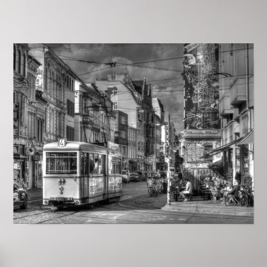 Straßenszen, Bremen Poster (Vorne)