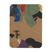 Straßenszene in Paris Magnet (Vertikal)