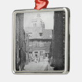 Straßenszene in viktorianischem London Ornament Aus Metall (Links)