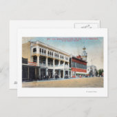 Straßenszene mit dem Tremont Hotel Postkarte (Vorne/Hinten)