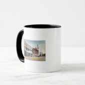 Straßenszene mit dem Tremont Hotel Tasse (Vorderseite Links)