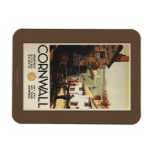 Straßenszene mit Zwei-Männer-Arbeitsbahn Magnet (Horizontal)