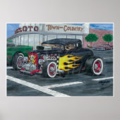 Straßenszene Poster (Vorne)