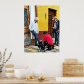Straßenszenen aus Bogotá Poster (Küche)