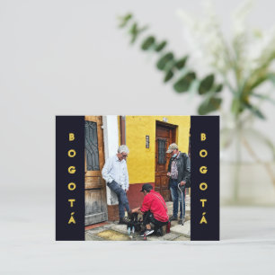 Straßenszenen aus Bogotá  Postkarte