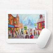 Straßenszenenpenny-Farthingtram Gordon Bruce Mousepad (Mit Mouse)