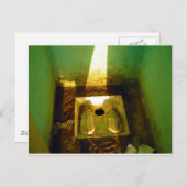 Straßentoilette in Tunesien 2 Postkarte (Vorne/Hinten)
