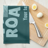 Straßentypografie Geschirrtuch (Viertel Falte)