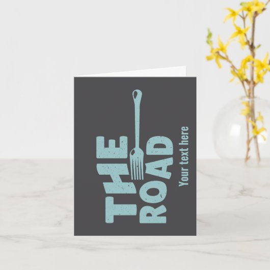 Straßentypografie Karte (Gelbe Blume)