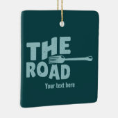 Straßentypografie Keramikornament (Rechts)