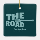 Straßentypografie Keramikornament (Rückseite)