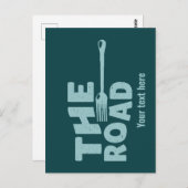 Straßentypografie Postkarte (Vorne/Hinten)