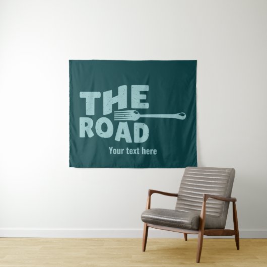 Straßentypografie Wandteppich (Beispiel (Horizontal))