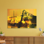 Straßenunterschrift Leinwanddruck (Insitu (Wohnzimmer))