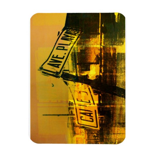 Straßenunterschrift Magnet (Vertikal)