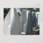 Straßenurinale in Brüssel Postkarte (Vorderseite)