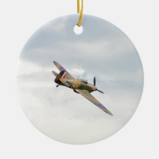 Straßenverkäufer-Hurrikan in den Wolken Keramikornament