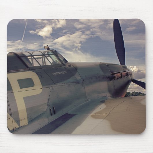 Straßenverkäufer-Hurrikan Mousepad (Vorne)