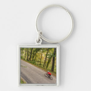 Straßenverkehr auf der Landstraße Schlüsselanhänger