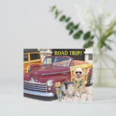 STRASSENVERKEHR! POSTKARTE (Stehend Vorderseite)