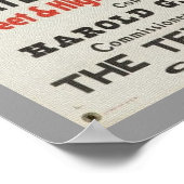 Straßenverkehrssicherheit Poster (Ecke)