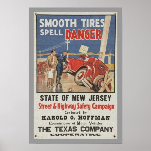 Straßenverkehrssicherheit Poster (Vorne)