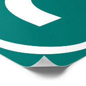 Straßenverkettung Poster (Ecke)