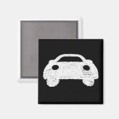 Straßenwagen Magnet (Vorderseite/Rückseite)