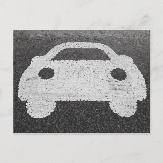 Straßenwagen Postkarte (Vorderseite)