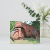 Straßenwalze Postkarte (Stehend Vorderseite)