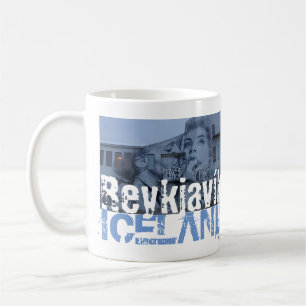 Straßenwandgemälde Reykjavik Island Kaffeetasse