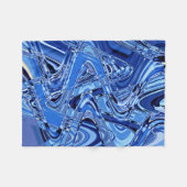 Straßenwellen in blau fleecedecke (Vorderseite (Horizontal))