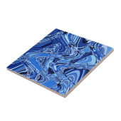 Straßenwellen in blau fliese (Seite)