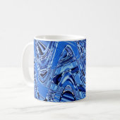 Straßenwellen in blau kaffeetasse (Vorderseite Links)