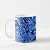 Straßenwellen in blau kaffeetasse (Links)