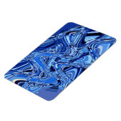 Straßenwellen in blau magnet (Linke Seite)