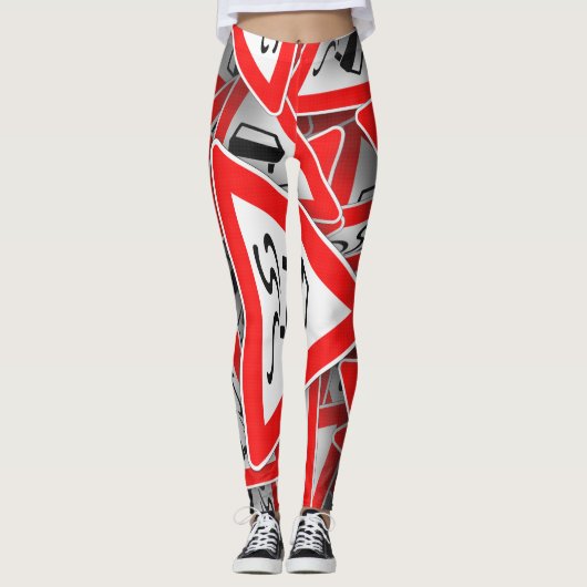 STRASSENZEICHEN 2 LEGGINGS (Vorderseite)