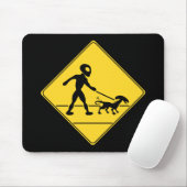 Straßenzeichen - Alien überqueren Mousepad (Mit Mouse)