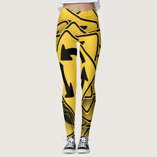 STRASSENZEICHEN LEGGINGS (Vorderseite)