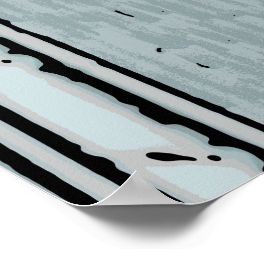 Straßenzeichen Poster (Ecke)