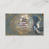 Strated Jellyfish Business Card Visitenkarte (Rückseite)