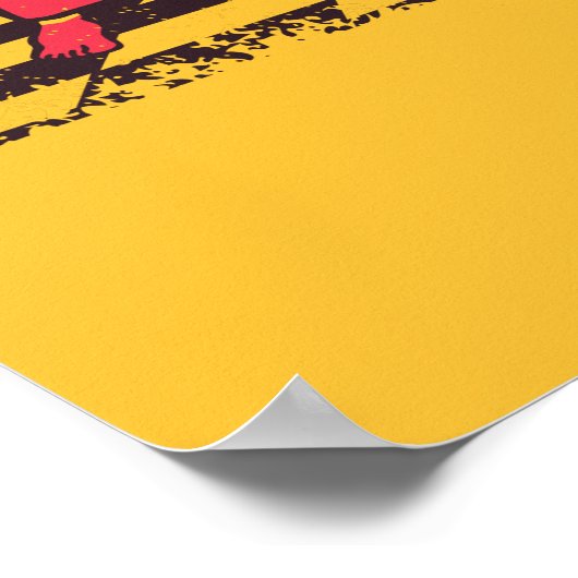 Stratege für Kampfkünstler Poster (Ecke)