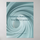 STRATEGIC AVAILABILITY POSTER (Vorne)