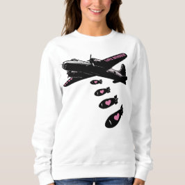 Strategic Love Bomber Pink Details Sweatshirt