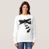 Strategic Love Bomber Pink Details Sweatshirt (Vorne ganz)