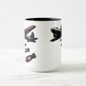 Strategic Love Bomber Pink Details Tasse (Zentrum)