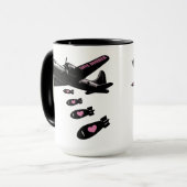 Strategic Love Bomber Pink Details Tasse (Vorderseite Links)